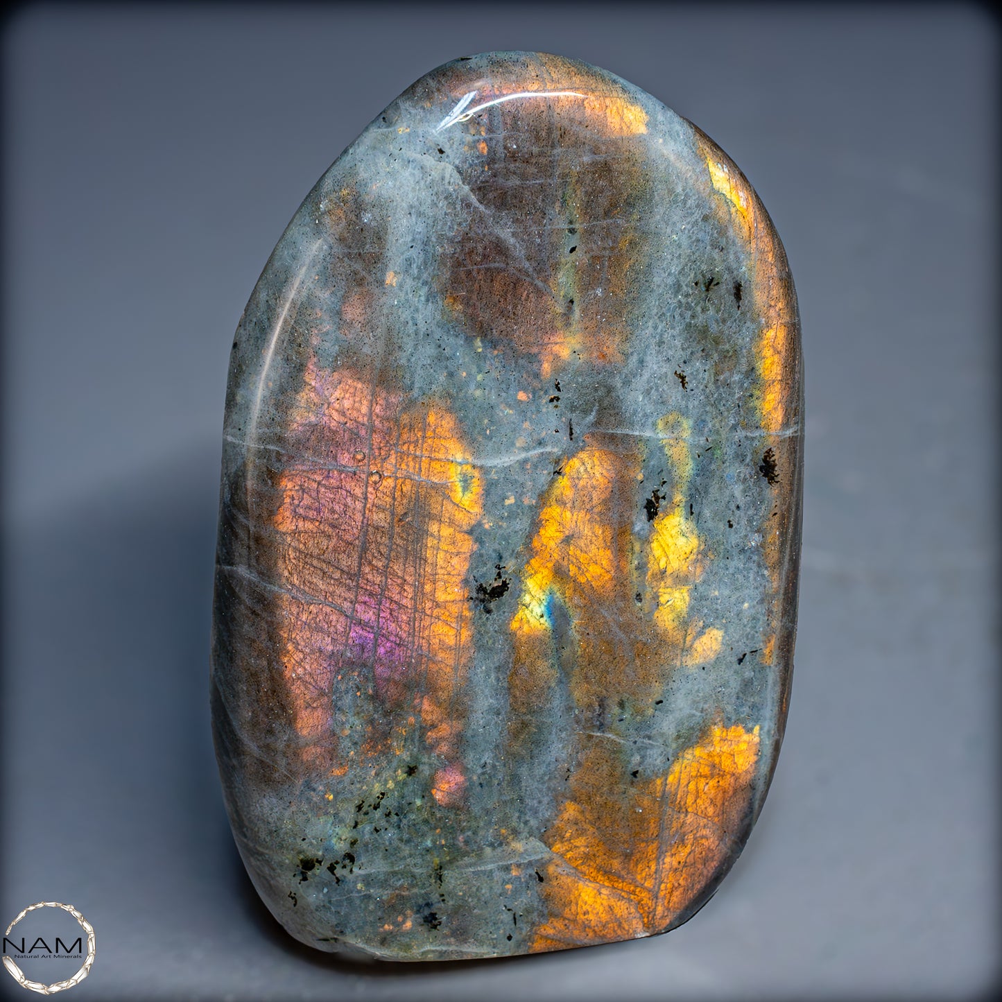 Natürliche Labradorit Kristall-Freiform - 829,53g