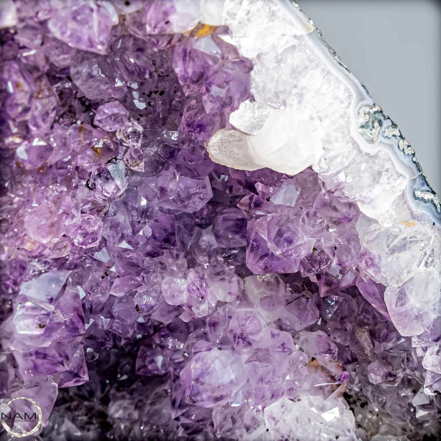 Natürliche Intensive Amethyst-Achat-Kristall Kathedrale/Druse - 17801,77g