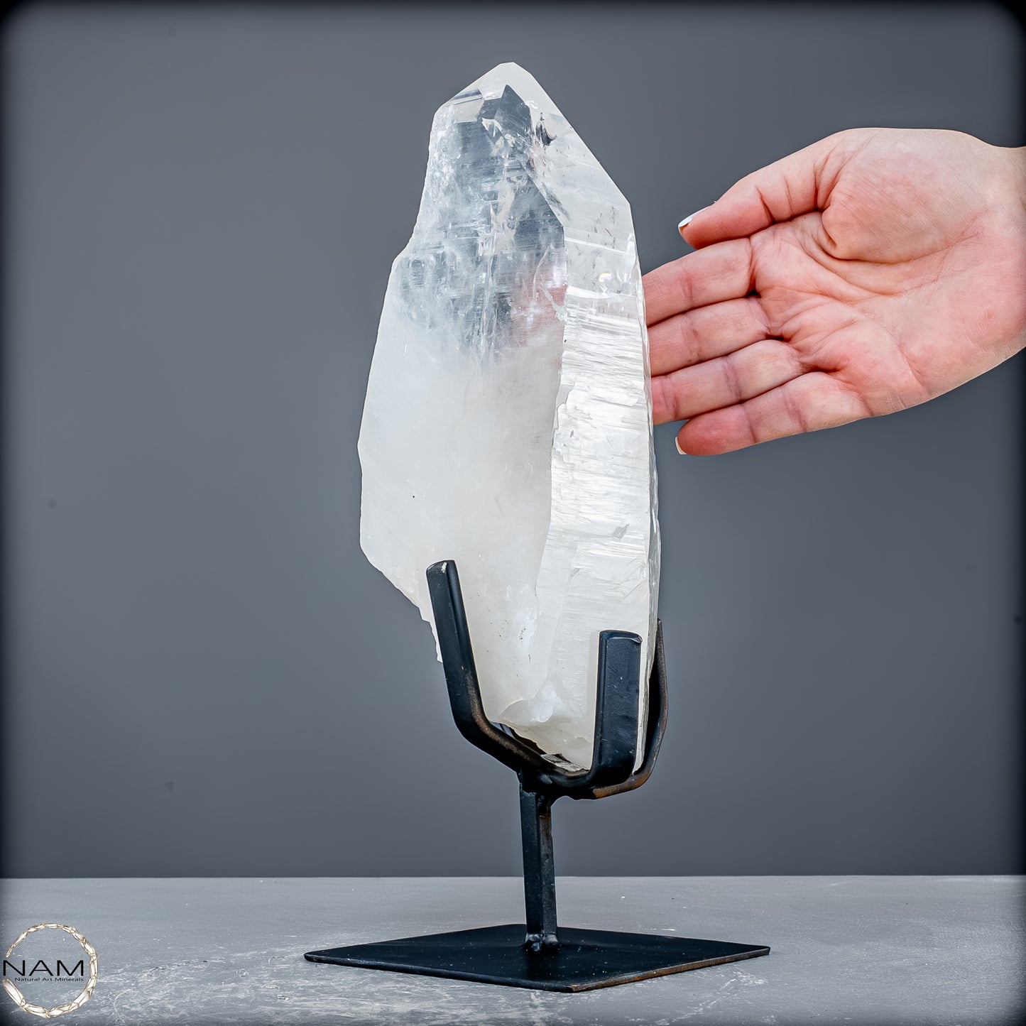 Natürlicher Lumerische Quartz Kristall Phantom auf Ständer - 2785,44 g