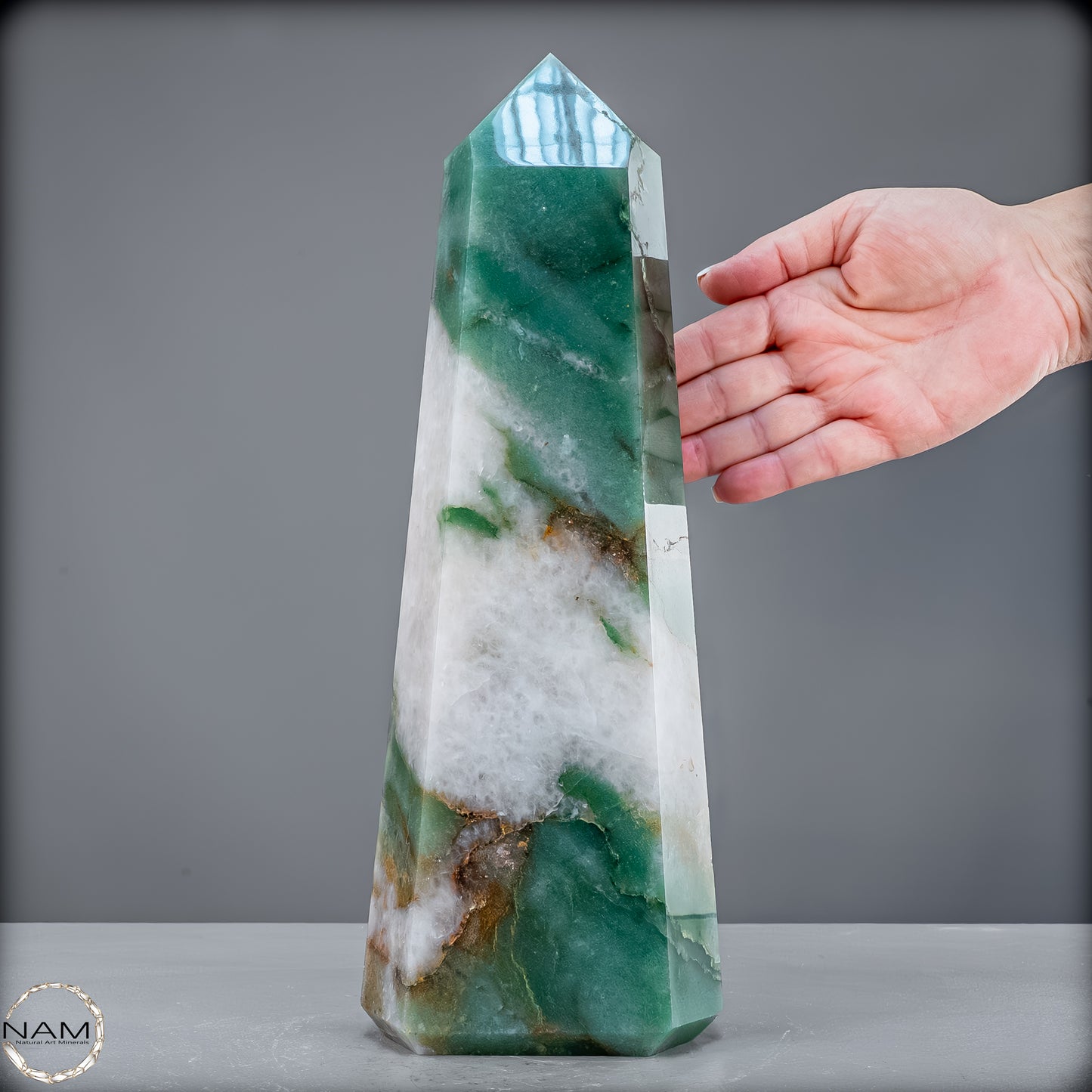 Natürlicher Aventurin Obelisk aus Brasilien - 3867,12 g