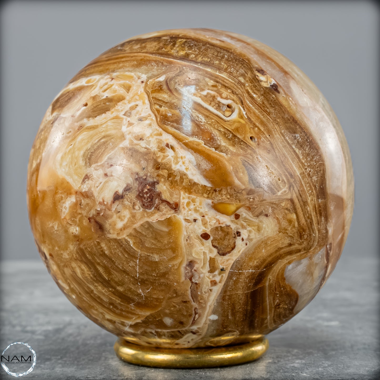 Natürliche Aragonit-Kristall Kugel - 916,62g