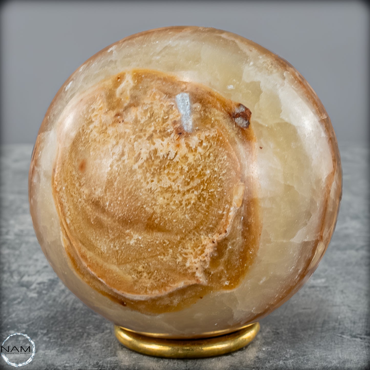 Natürliche Aragonit-Kristall Kugel - 916,62g