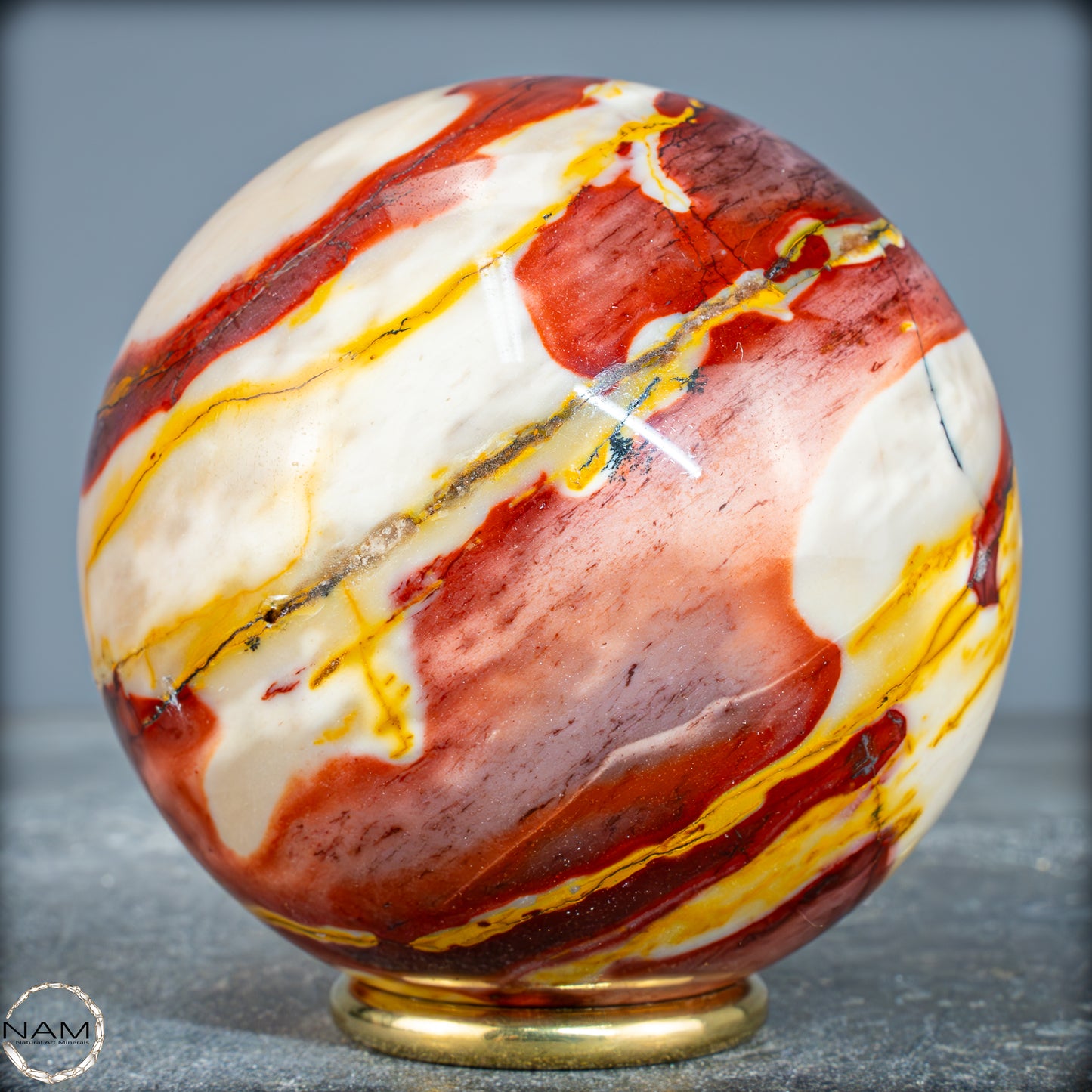 Natürliche Mookait Kugel aus Australien - 831,15g - 87mm