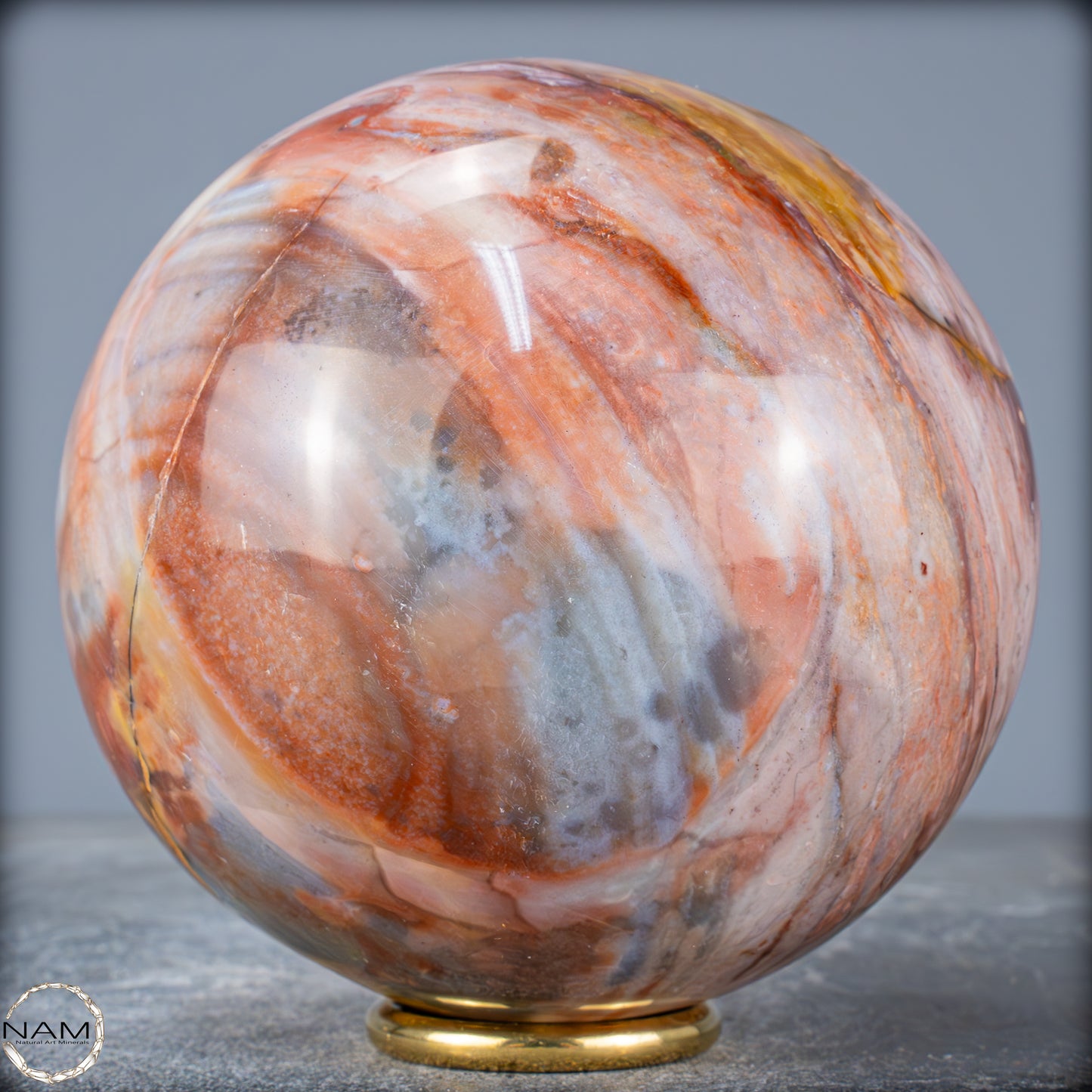 Natürliche Jaspis-Achat-Kristall Kugel - 1760,72g - 115mm