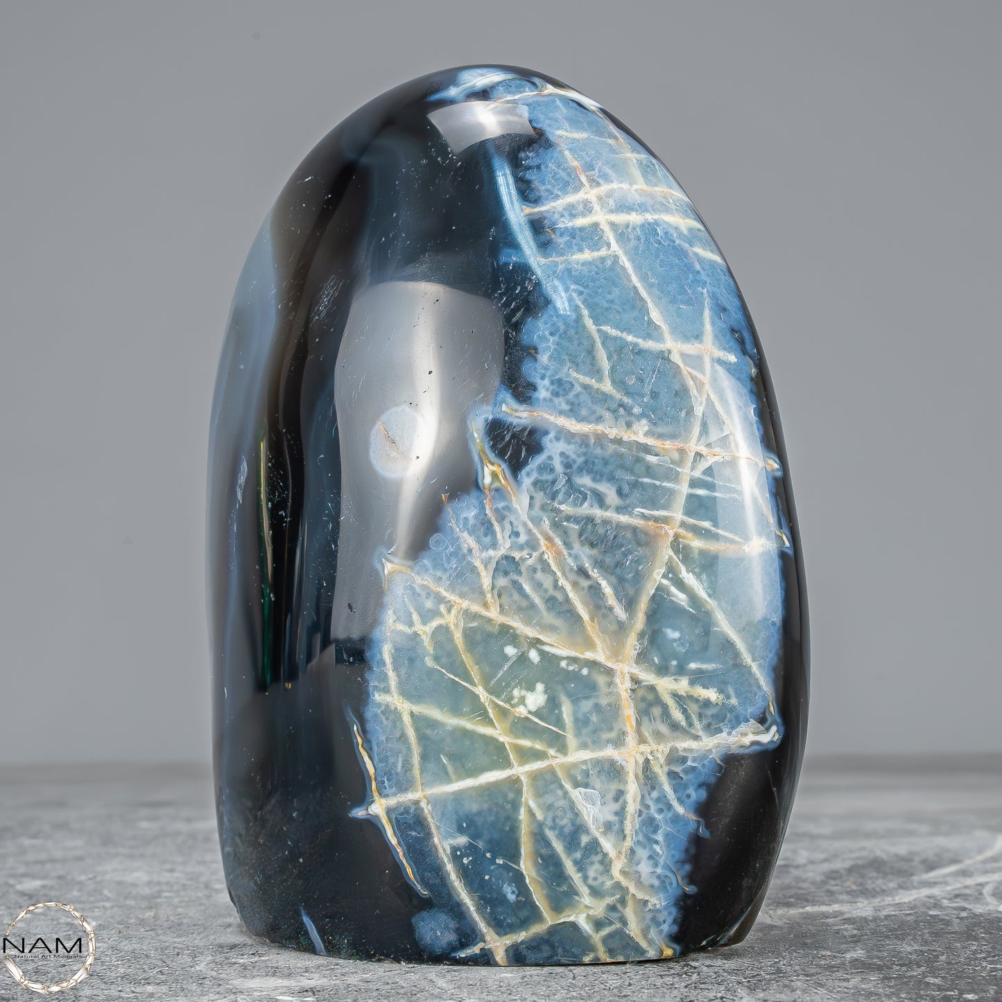 Natürliche Orca-Achat Kristall Freiform aus Brasilien - 1163,95g