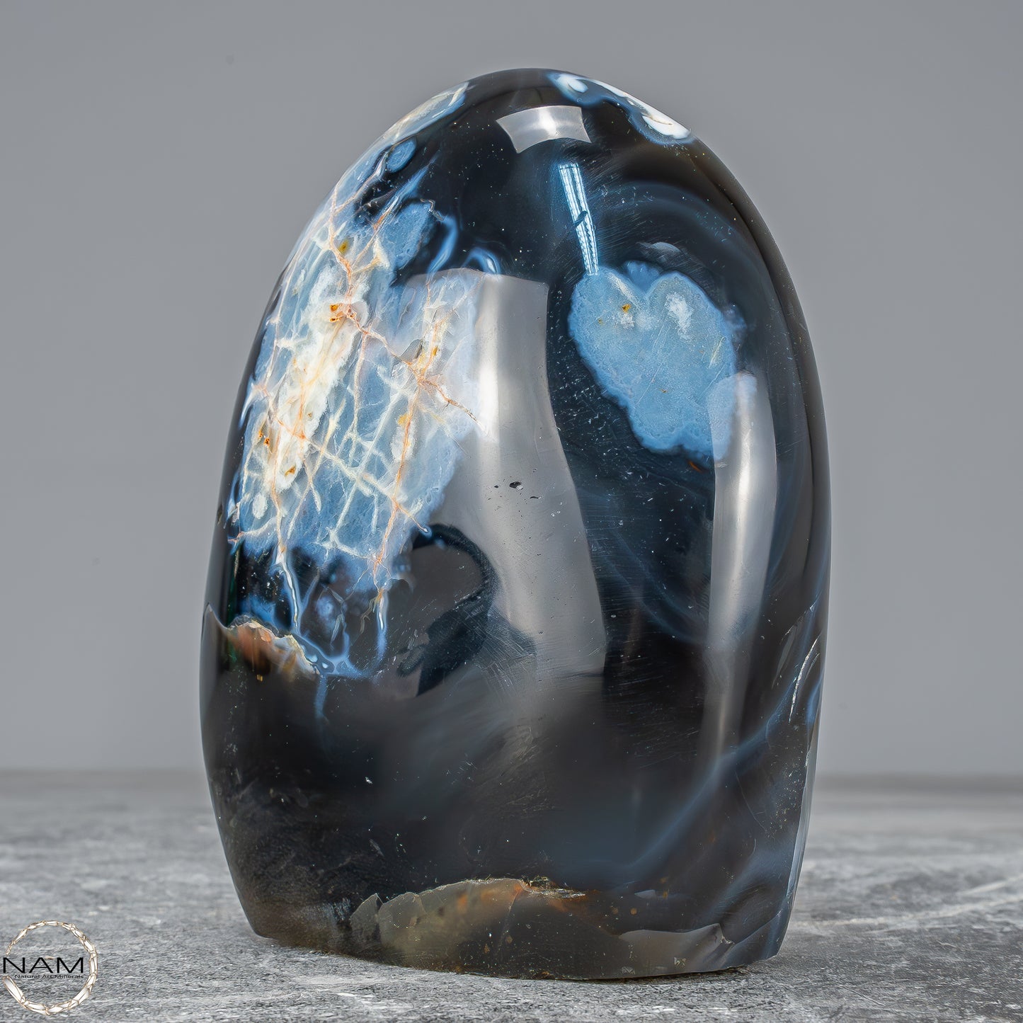 Natürliche Orca-Achat Kristall Freiform aus Brasilien - 1163,95g
