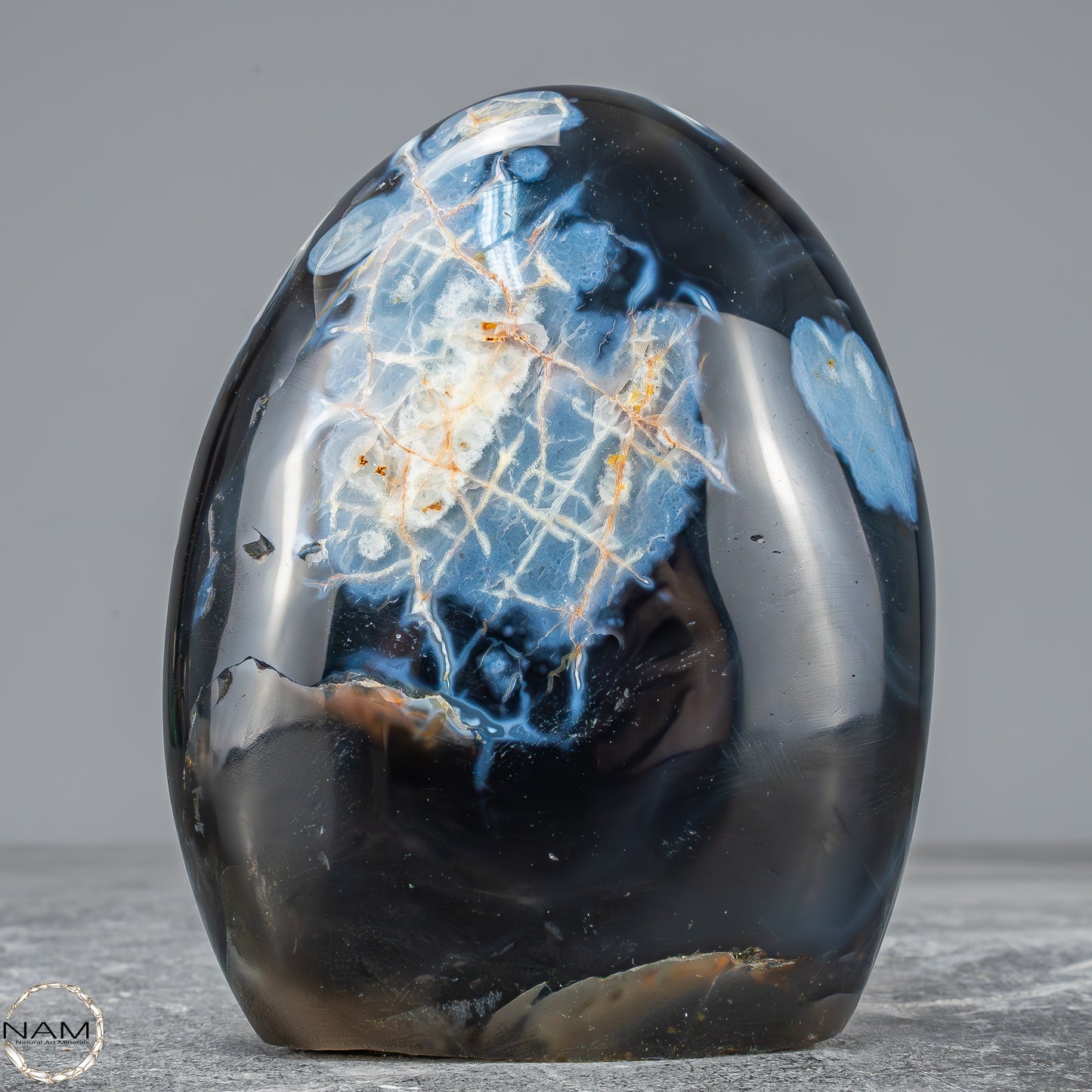 Natürliche Orca-Achat Kristall Freiform aus Brasilien - 1163,95g
