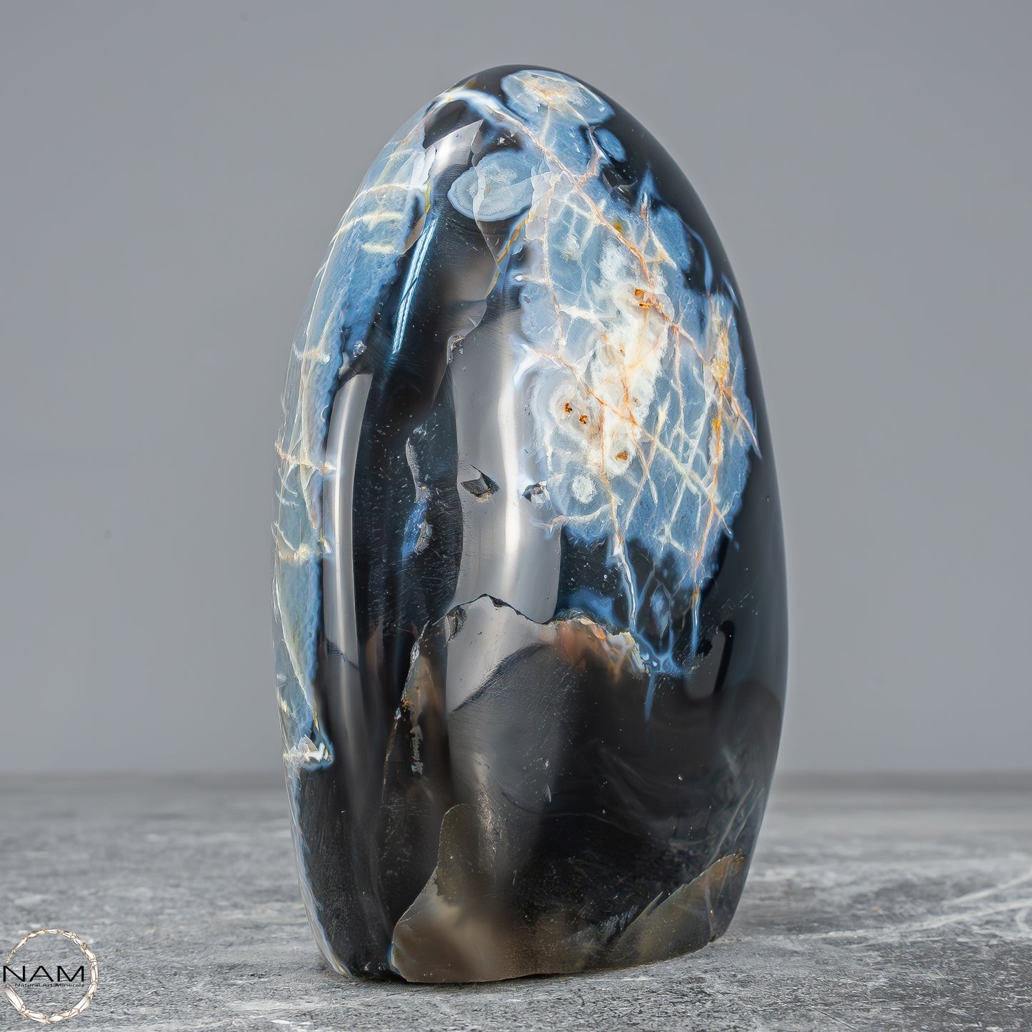 Natürliche Orca-Achat Kristall Freiform aus Brasilien - 1163,95g
