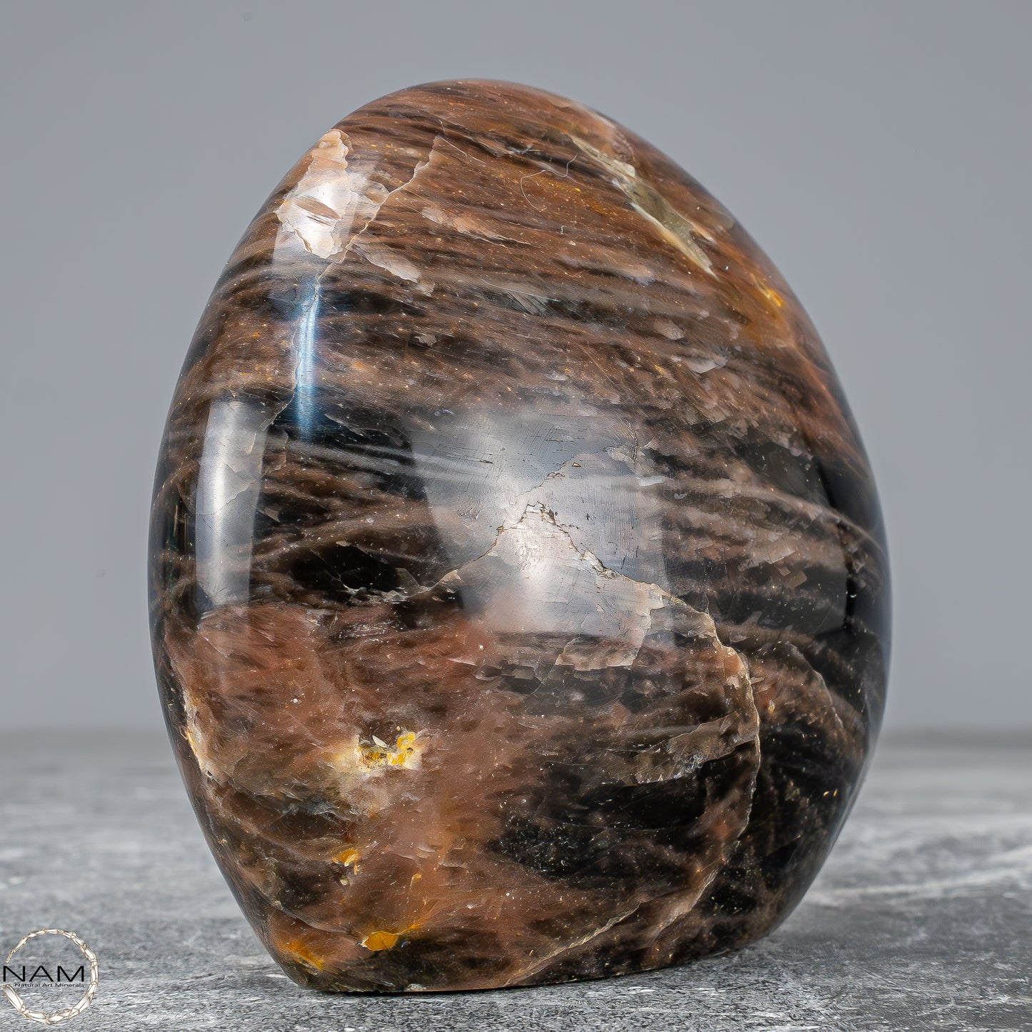 Natürliche Funkelnde Mondstein Kristall-Freiform - 831,39g