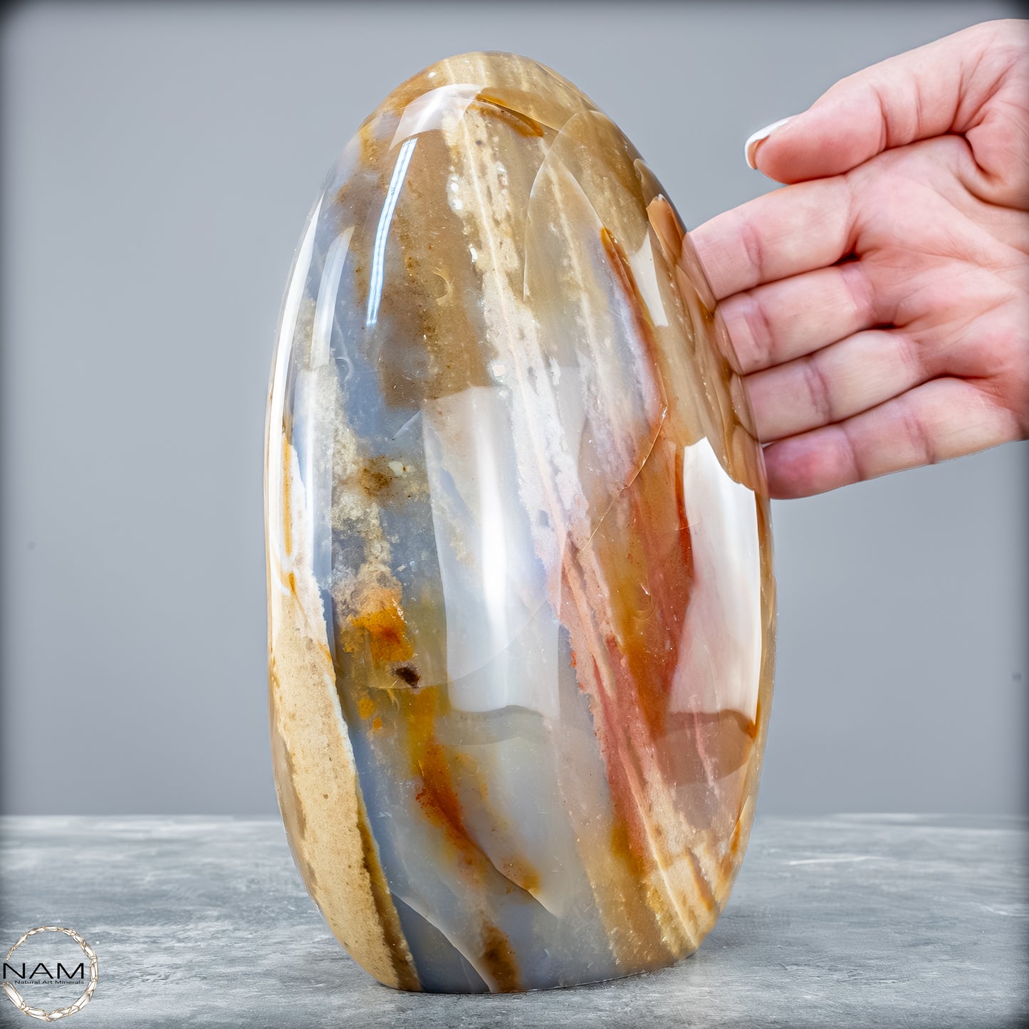 Natürliche Ozean-Jaspis Kristall-Freiform - 2760,18g