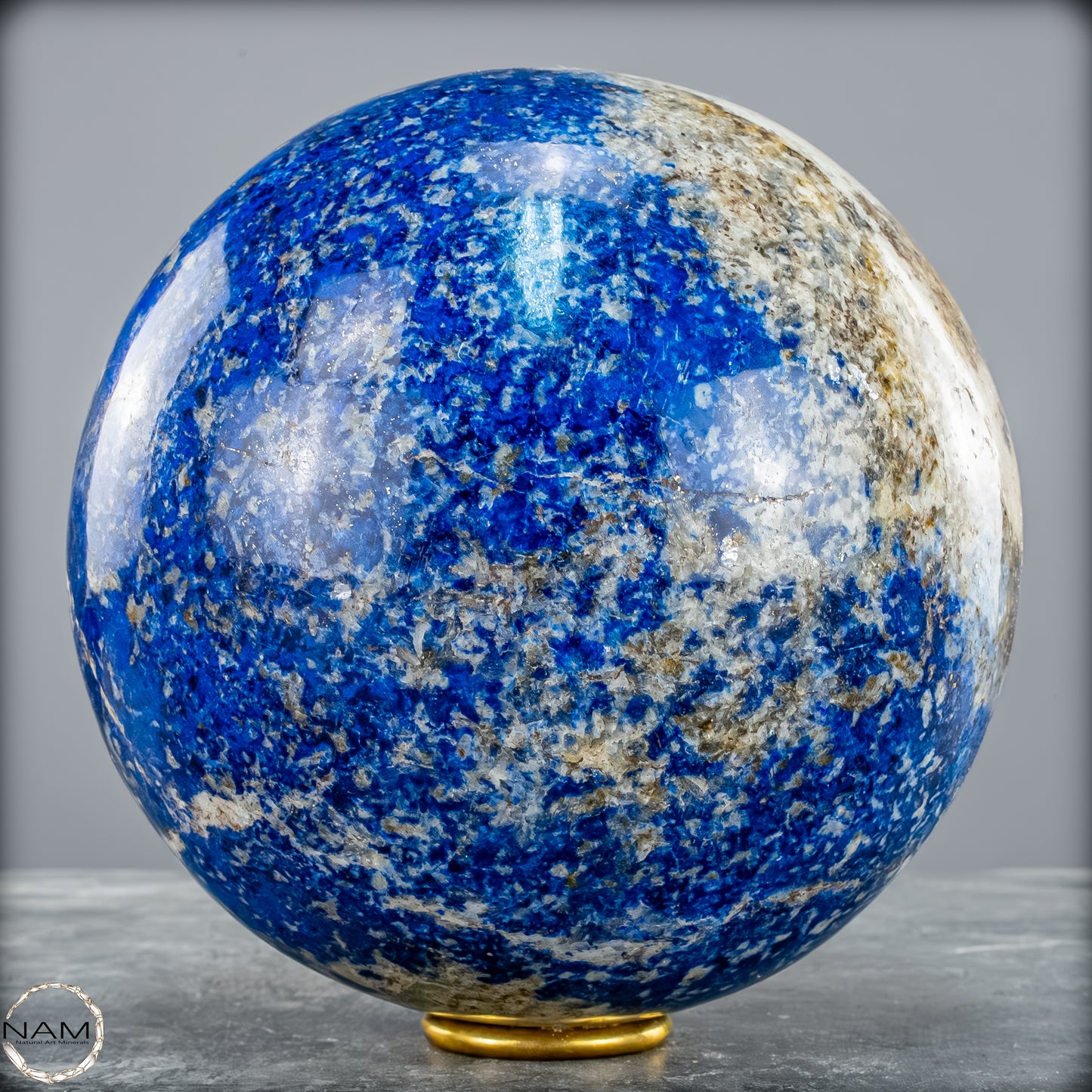 Lapis Lazuli Kugel in höchster Qualität – Tiefe, Weisheit und königliche Schönheit- 5818,18g