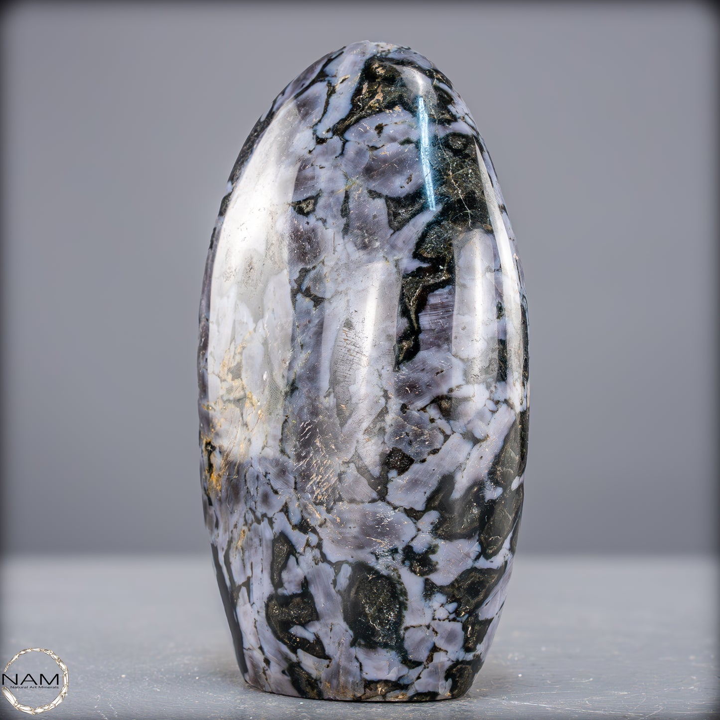 Natürliche Merlinit (Gabbro) Kristall Freiform - 882,07g