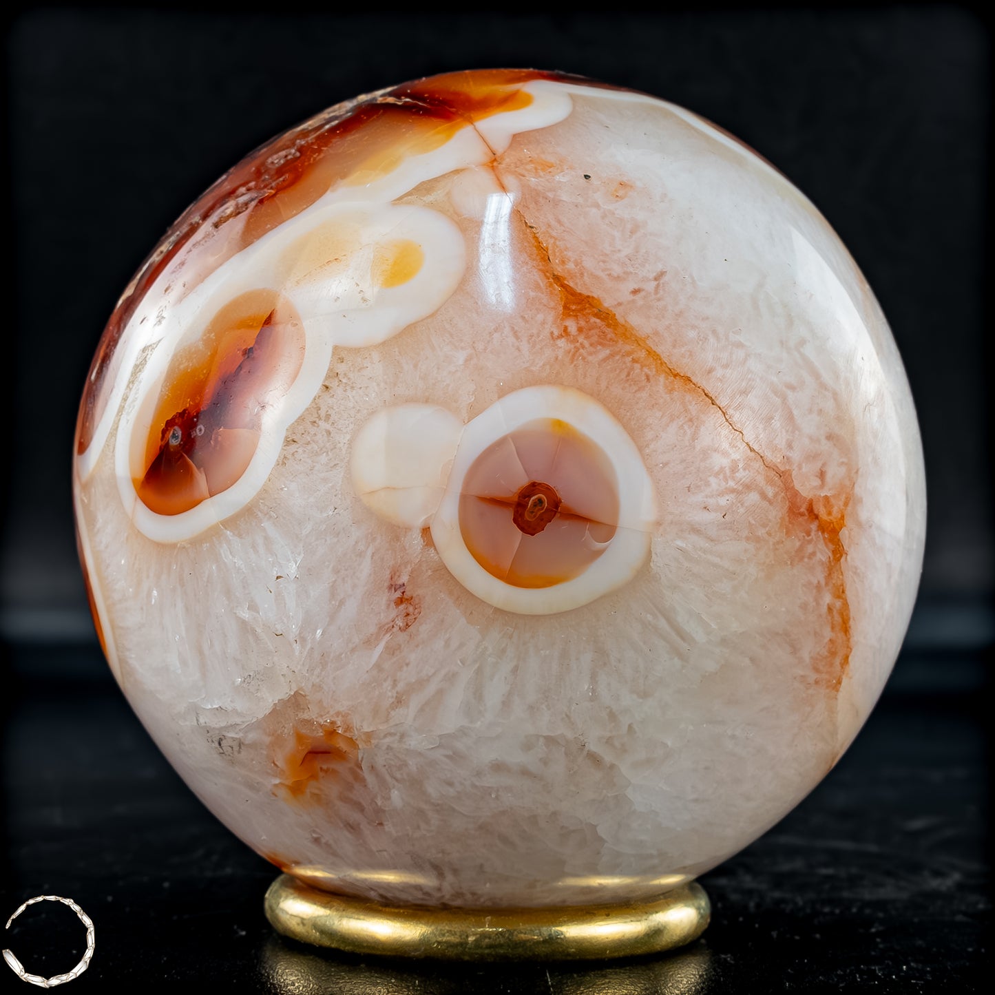 Natürliche Mehrfabige Carneol Kristall Kugel - 710,32 g - 80mm