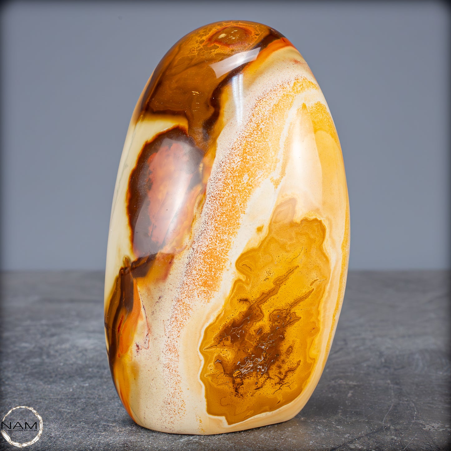 Natürliche Polychrome Jaspis Kristall-Freiform - 992,73g