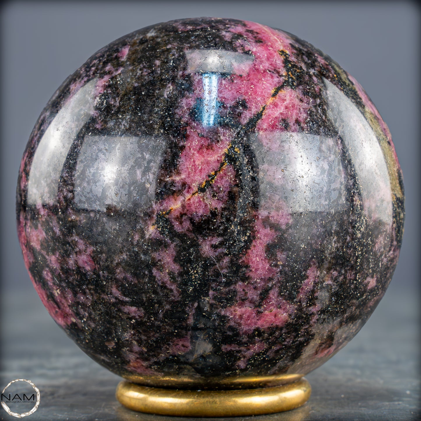 Natürliche Rhodonit-Kristall Kugel - 819,15g - 78mm