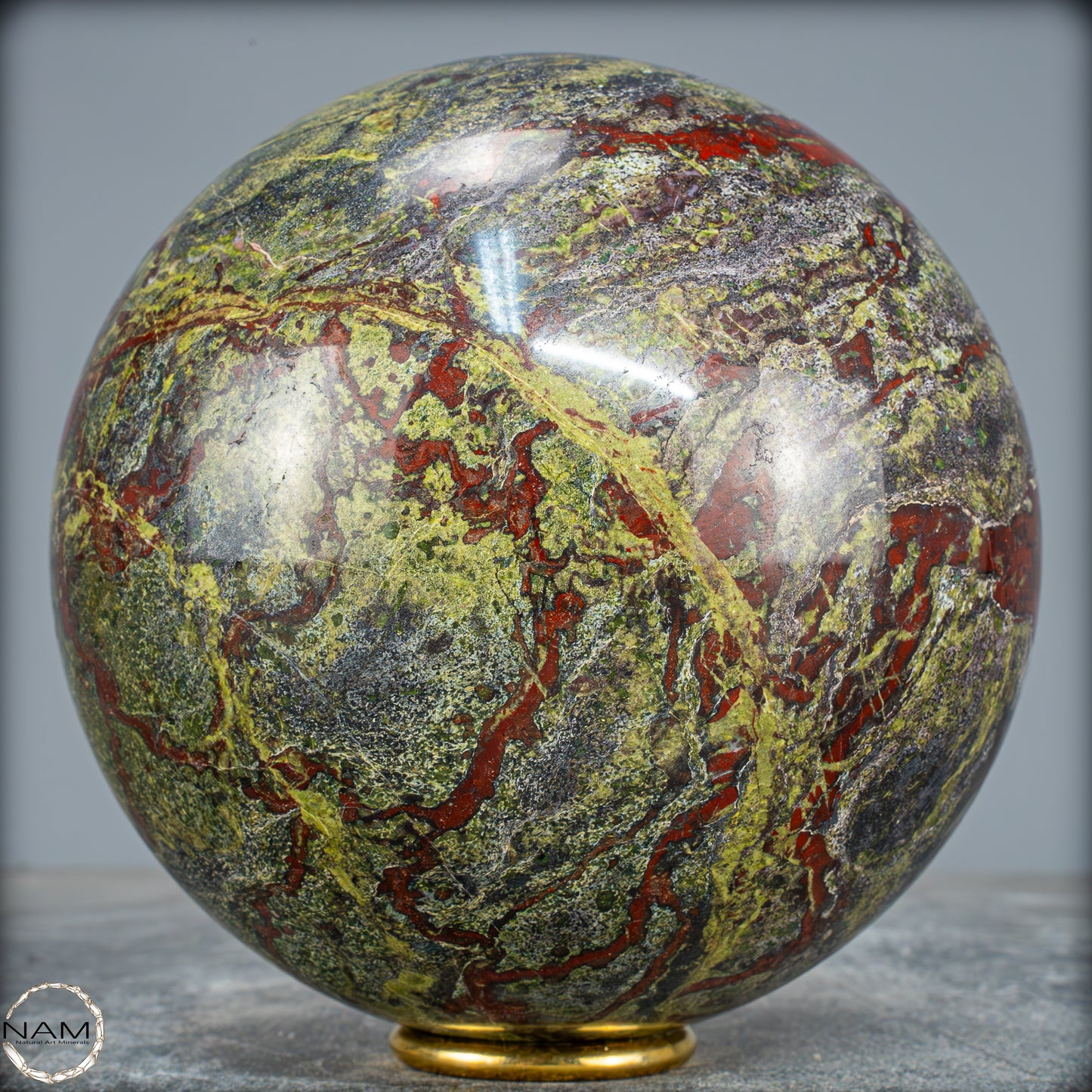 Natürliche Drachenblut-Jaspis Kugel aus Australien - 4010,02g - 145mm