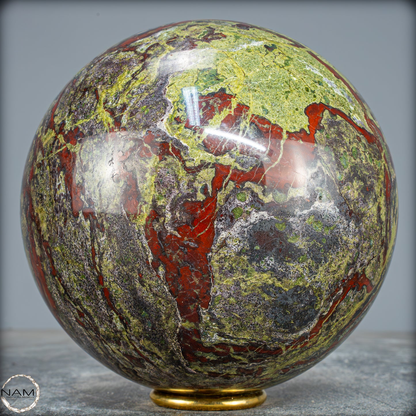 Natürliche Drachenblut-Jaspis Kugel aus Australien - 4010,02g - 145mm