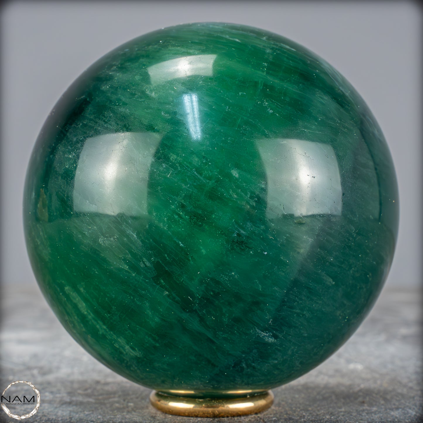 Natürliche Grüne Fluorit Kristallkugel, Spitzenqualität -983,57g - 84mm