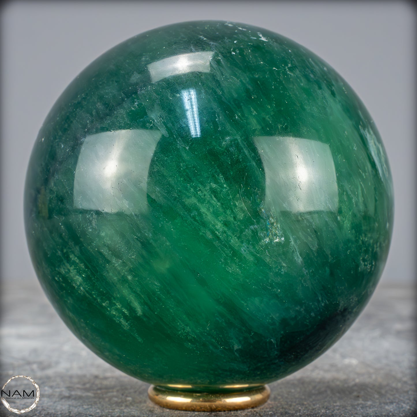 Natürliche Grüne Fluorit Kristallkugel, Spitzenqualität -983,57g - 84mm