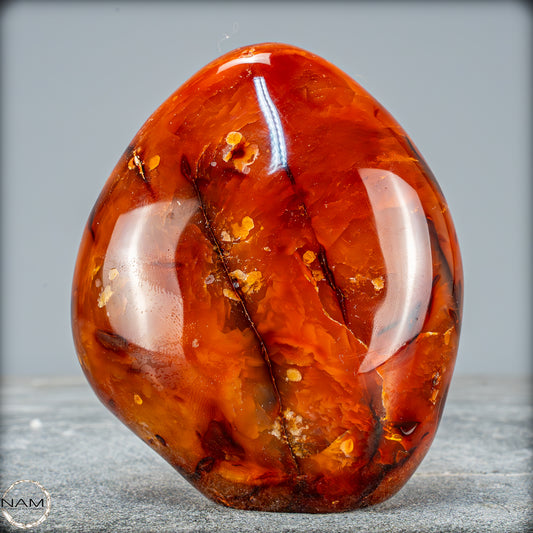 Natürlicher Roter Carneol-Kristall Freiform - 564,49g