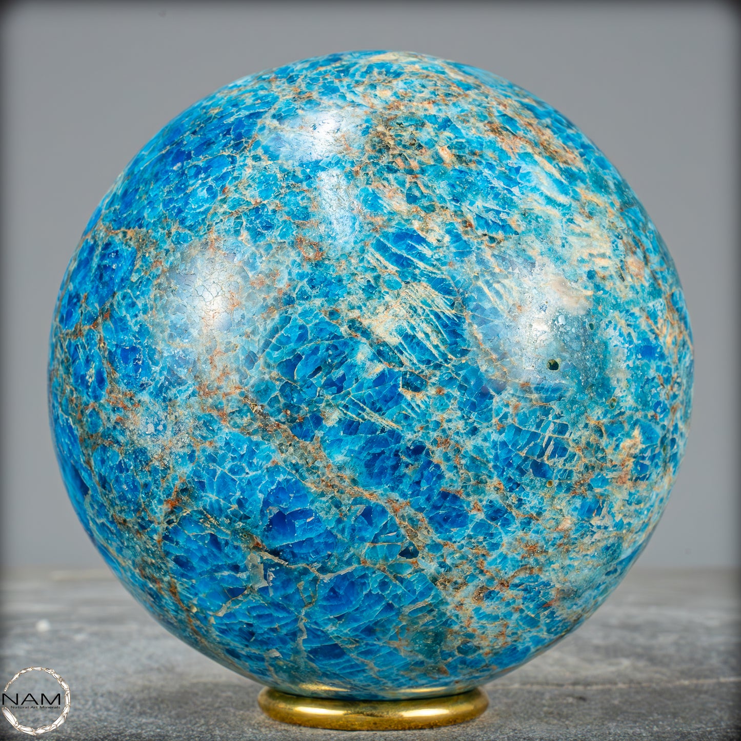 Natürliche Große Blaue Apatit-Kristall Kugel - 2655,41g - 123mm