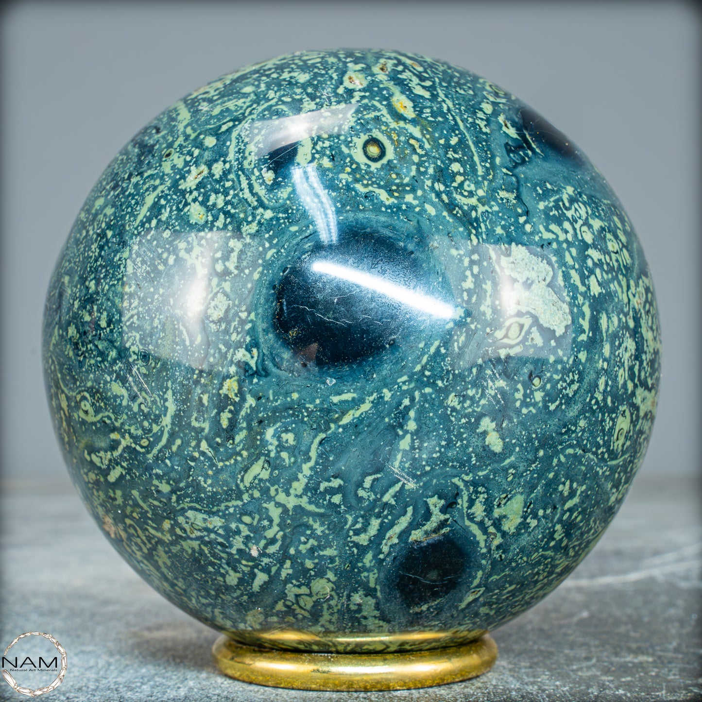 Natürliche Kambaba-Jaspis Kristall-Kugel - 1051,63g - 91mm