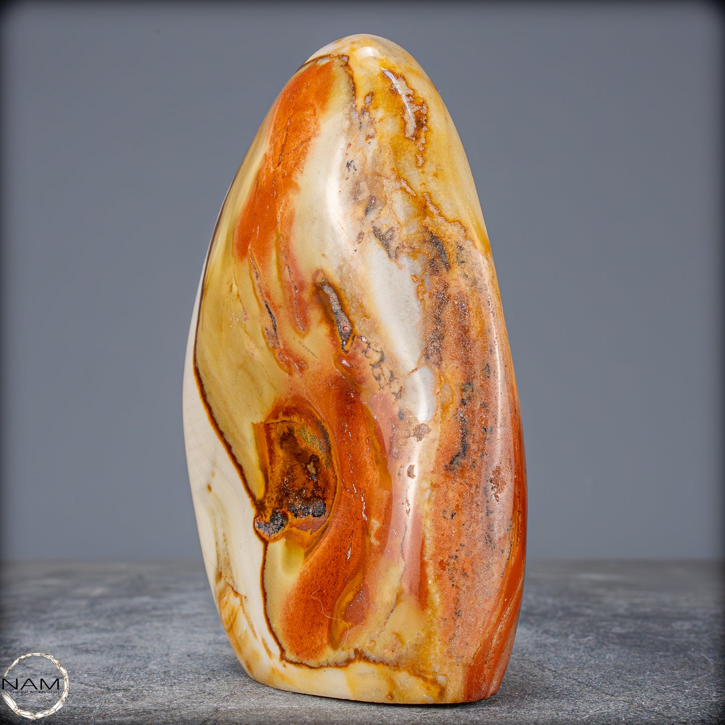 Natürliche Polychrome Jaspis Kristall-Freiform - 675,65g