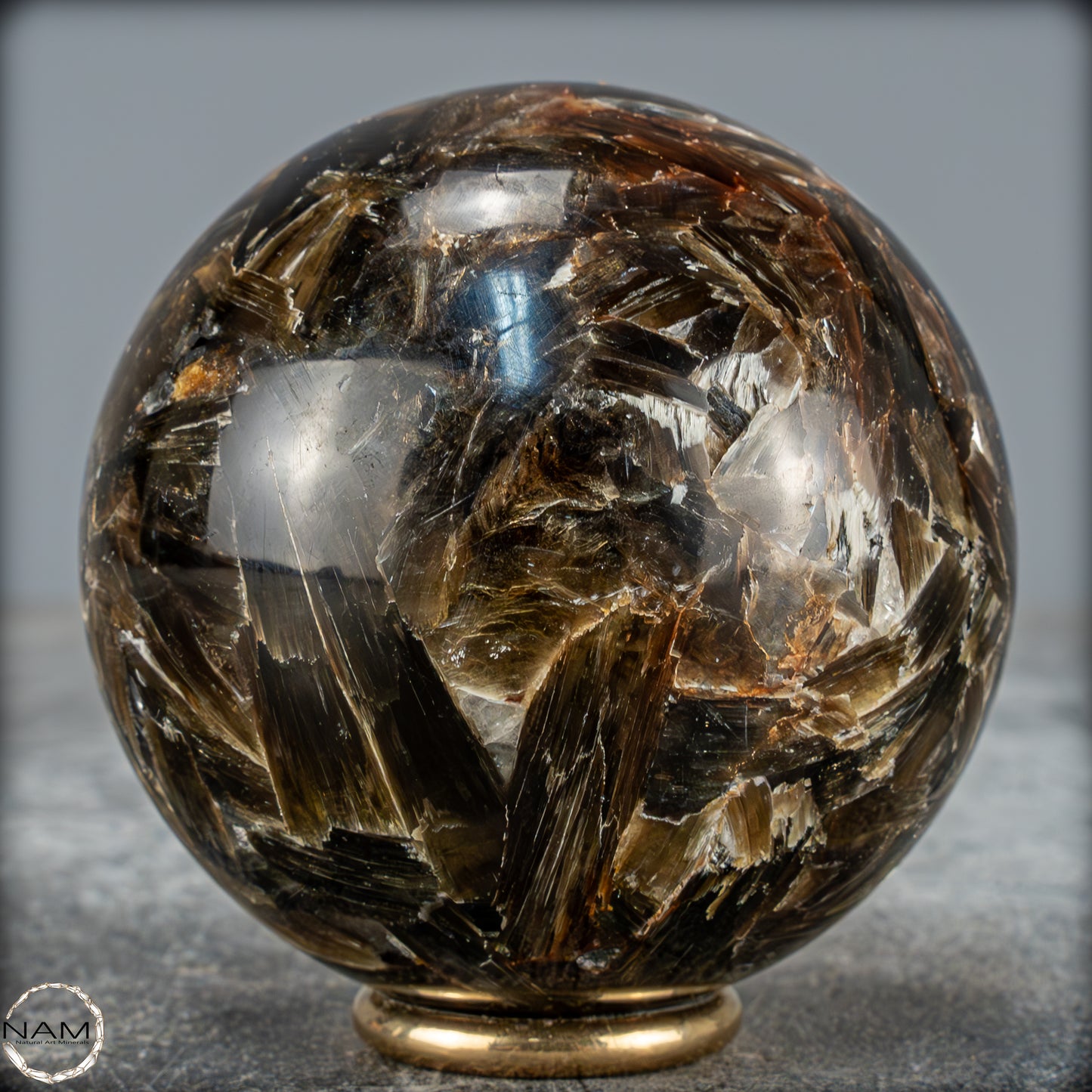 Natürliche Mica (Glimmer) Kristallkugel aus Brasilien - 423,95g - 66mm