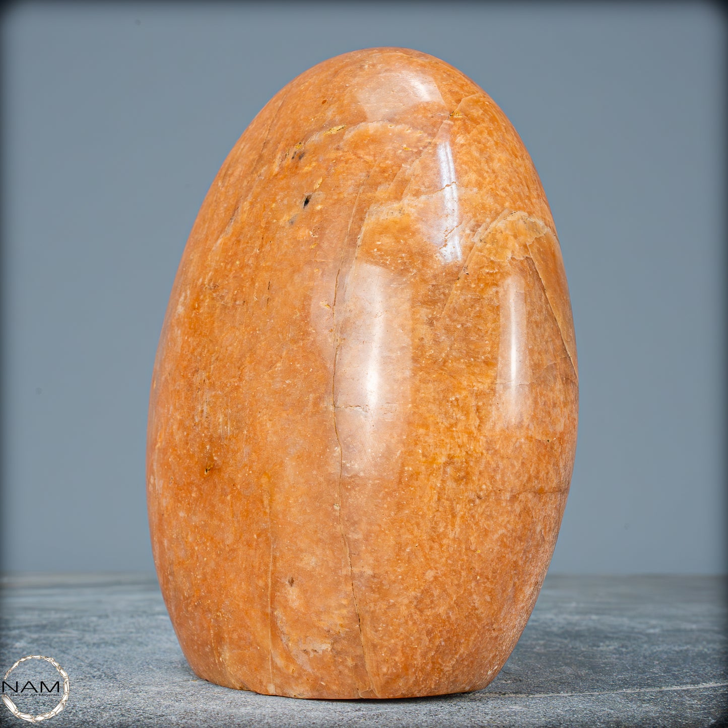 Natürliche Pfirsich-Mondstein Freiform - 1412,61g