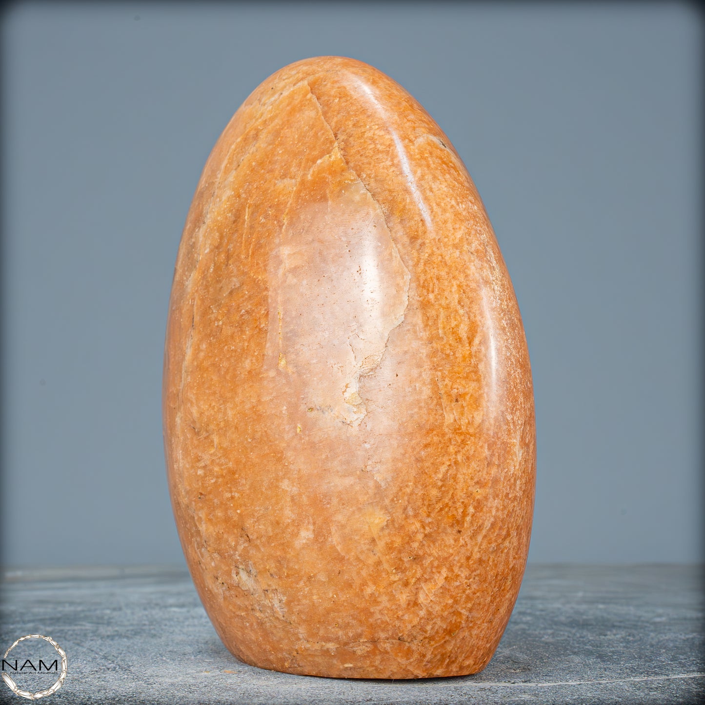 Natürliche Pfirsich-Mondstein Freiform - 1412,61g