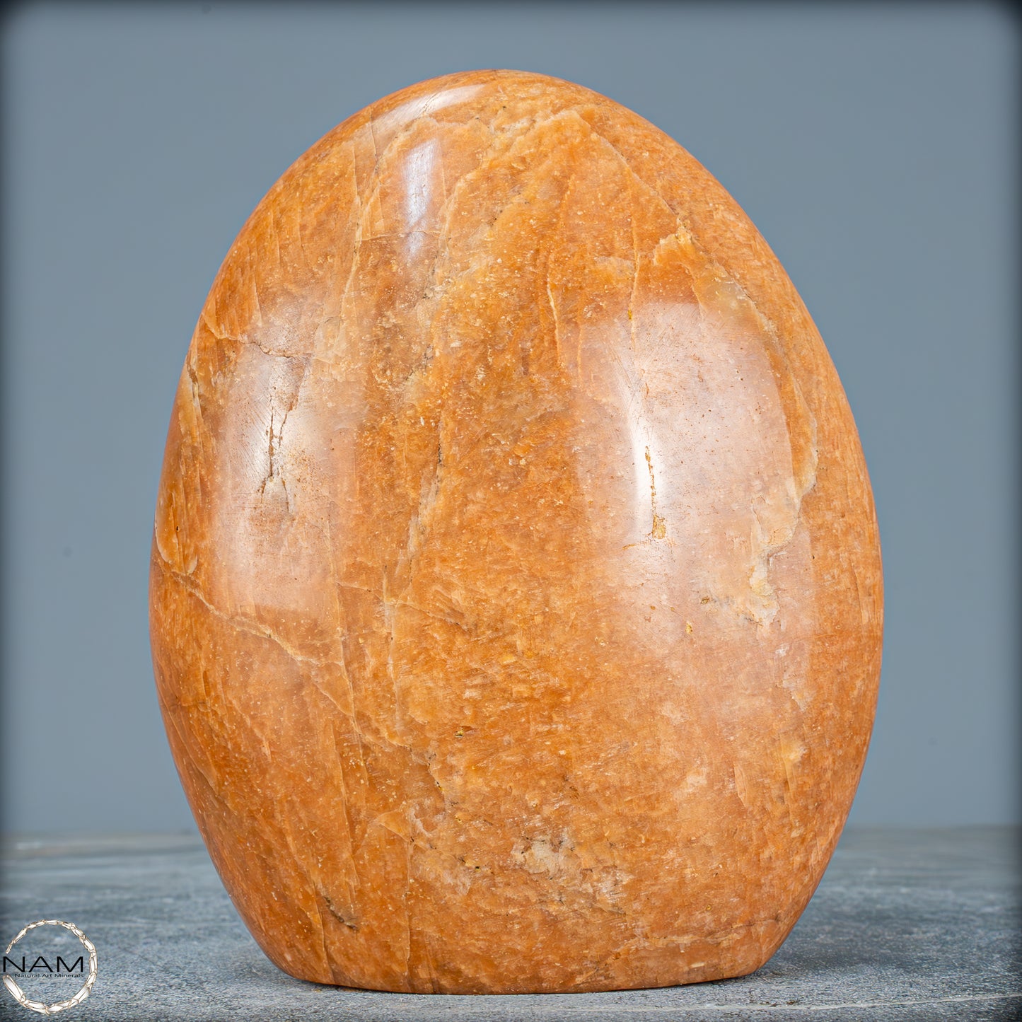 Natürliche Pfirsich-Mondstein Freiform - 1412,61g
