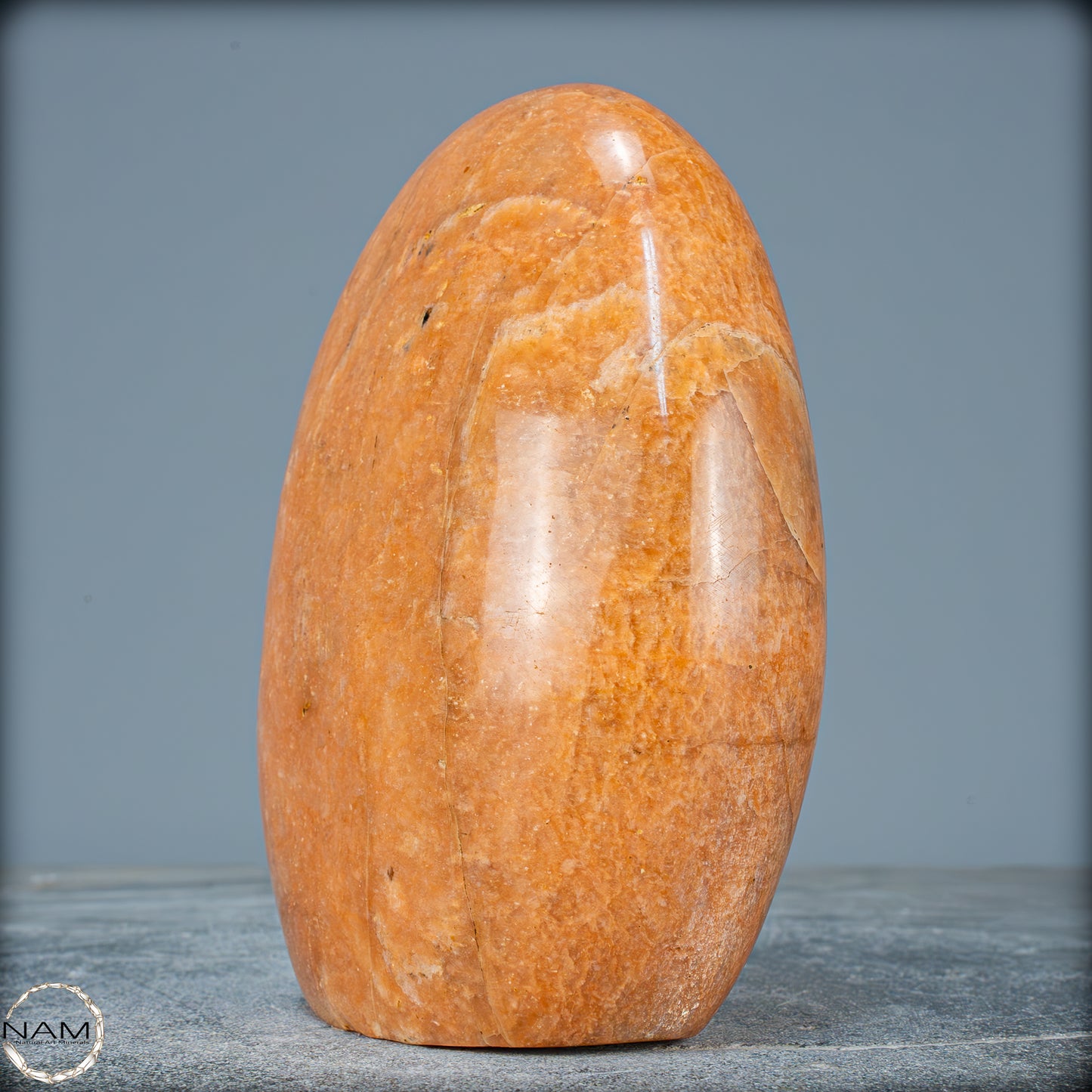 Natürliche Pfirsich-Mondstein Freiform - 1412,61g