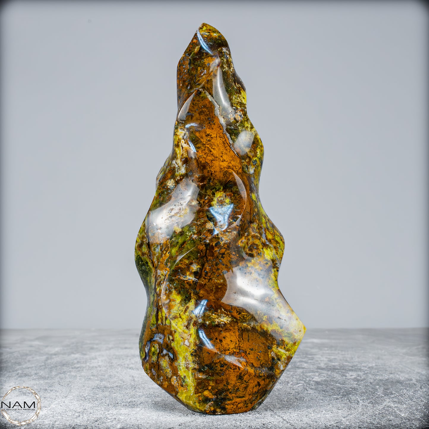 Grüner Opal Flamme -515,15g