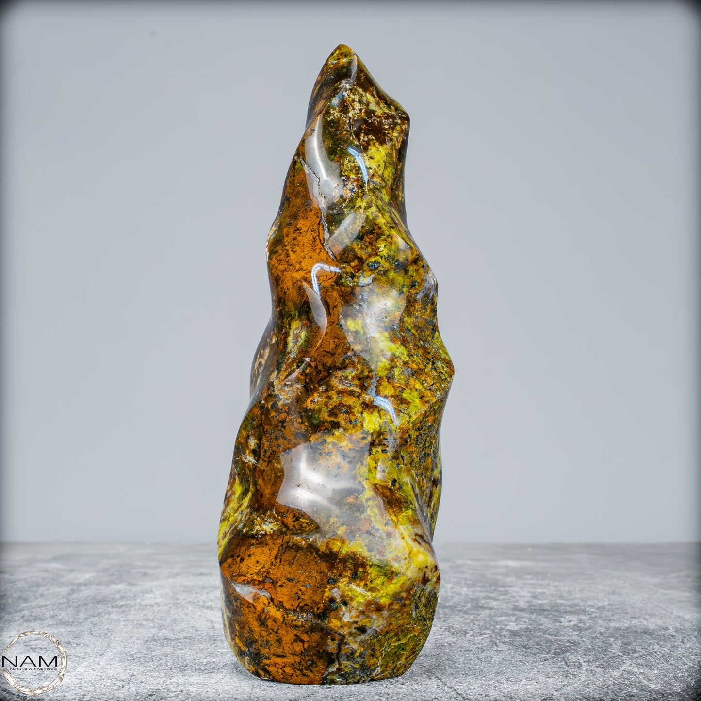 Grüner Opal Flamme -515,15g