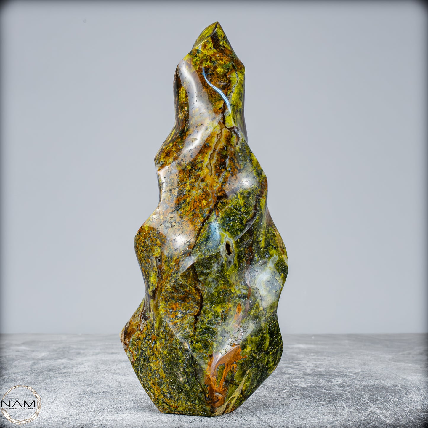 Grüner Opal Flamme -515,15g