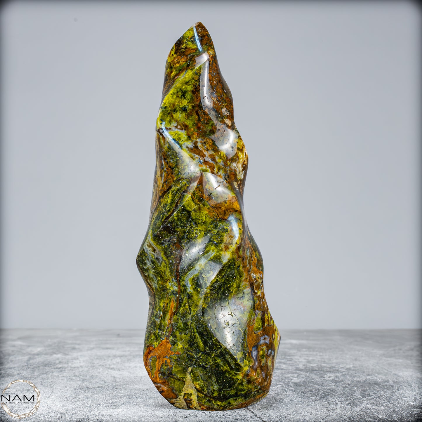Grüner Opal Flamme -515,15g