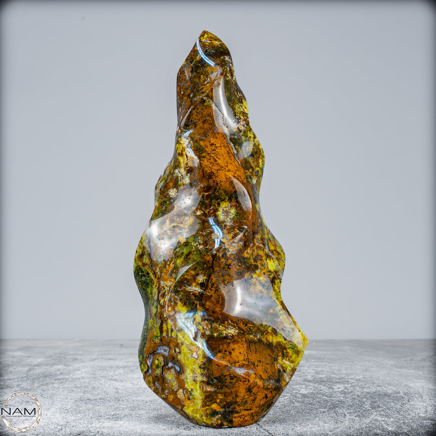 Grüner Opal Flamme -515,15g