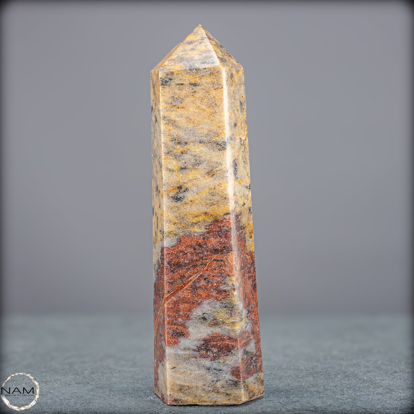 Natürliche Rote Aventurin Obelisk aus Madagaskar - 838,04g