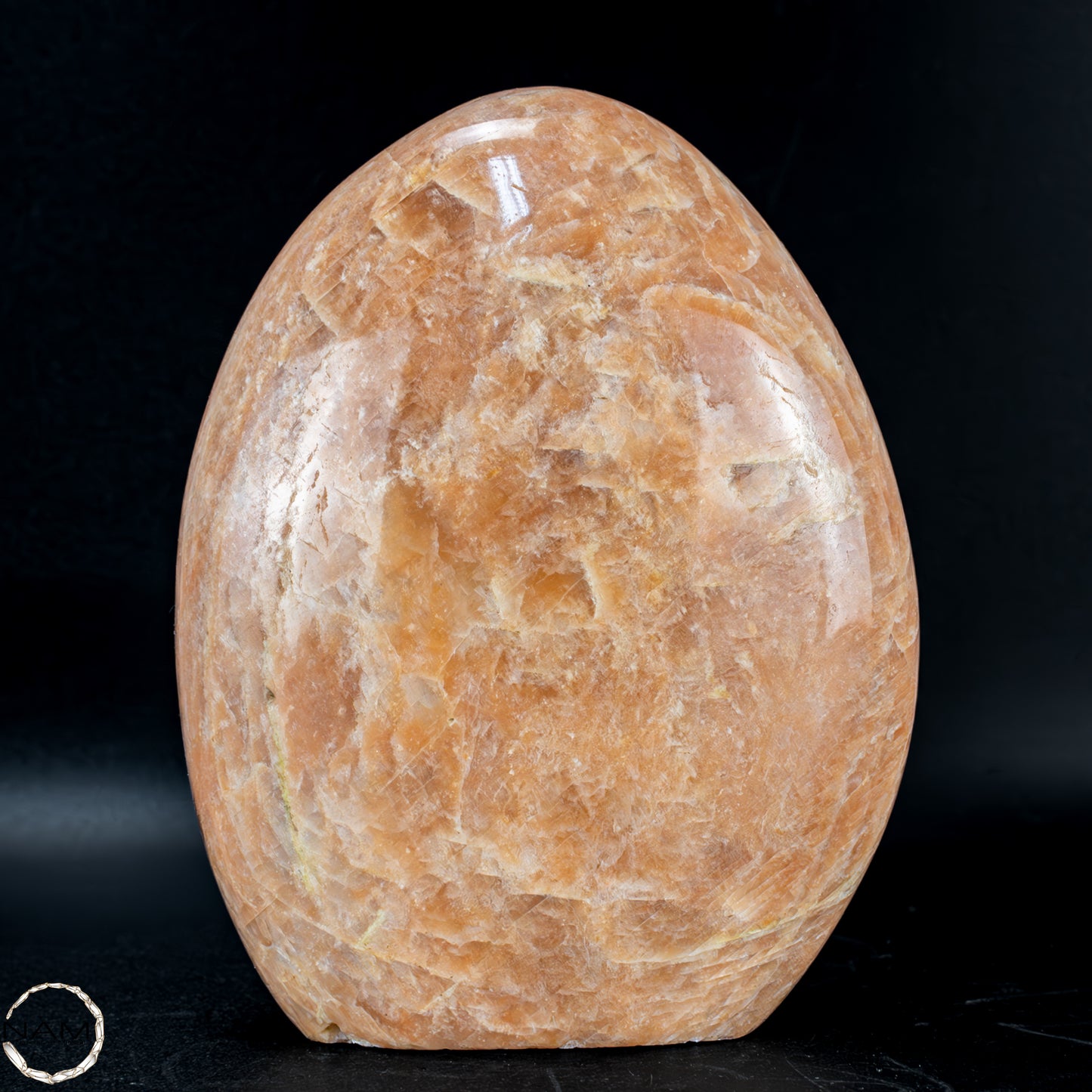 Natürliche Pfirsich-Mondstein Freiform -834,88g