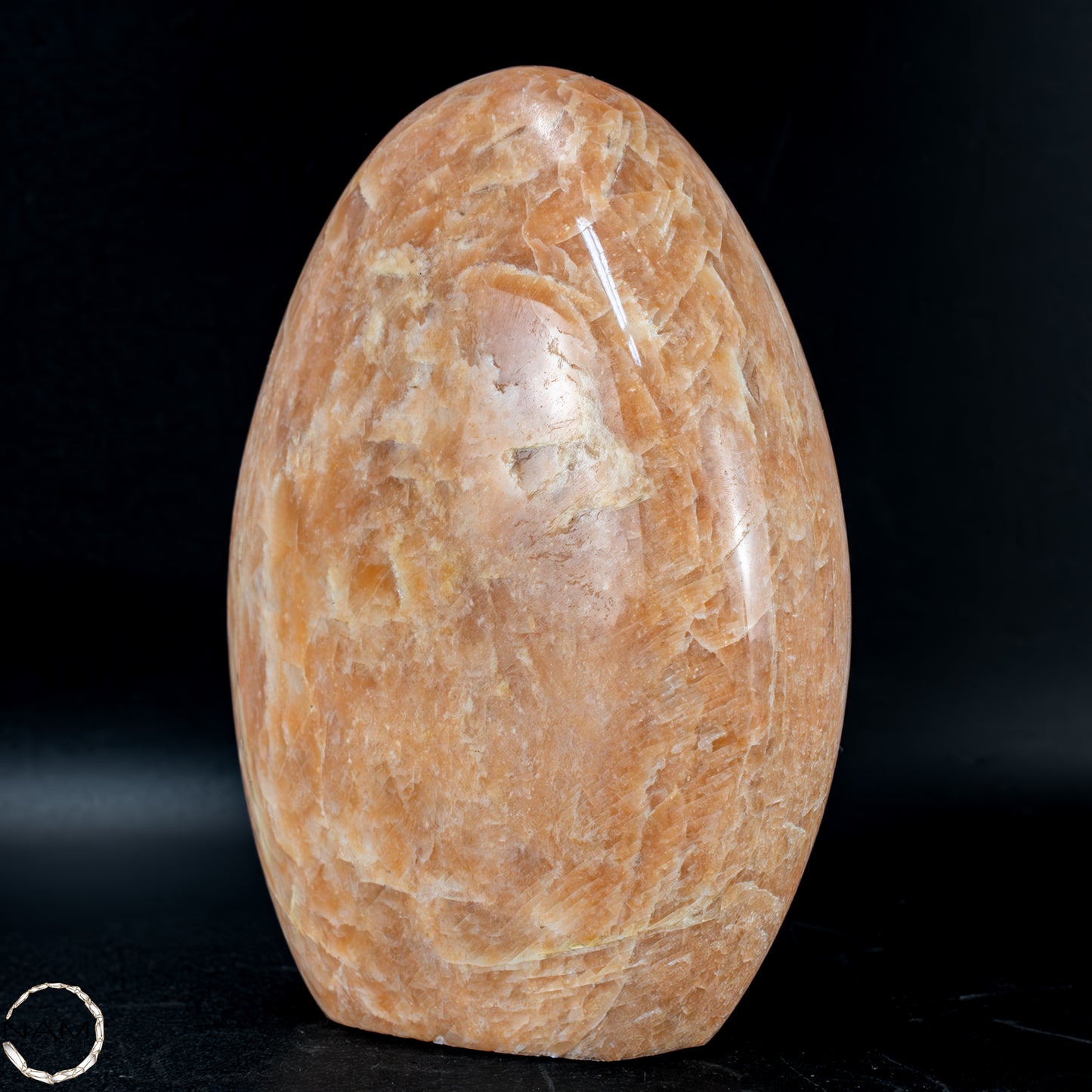 Natürliche Pfirsich-Mondstein Freiform -834,88g