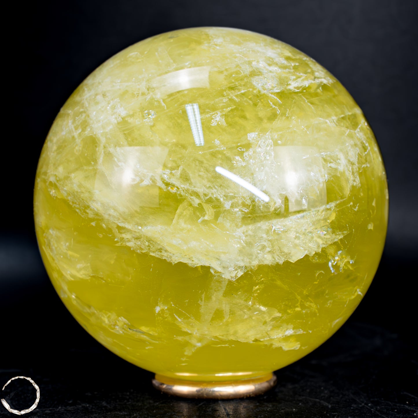 Top Qualität Transparenter Citrin Kristall Kugel - Brasilien - 619,61g