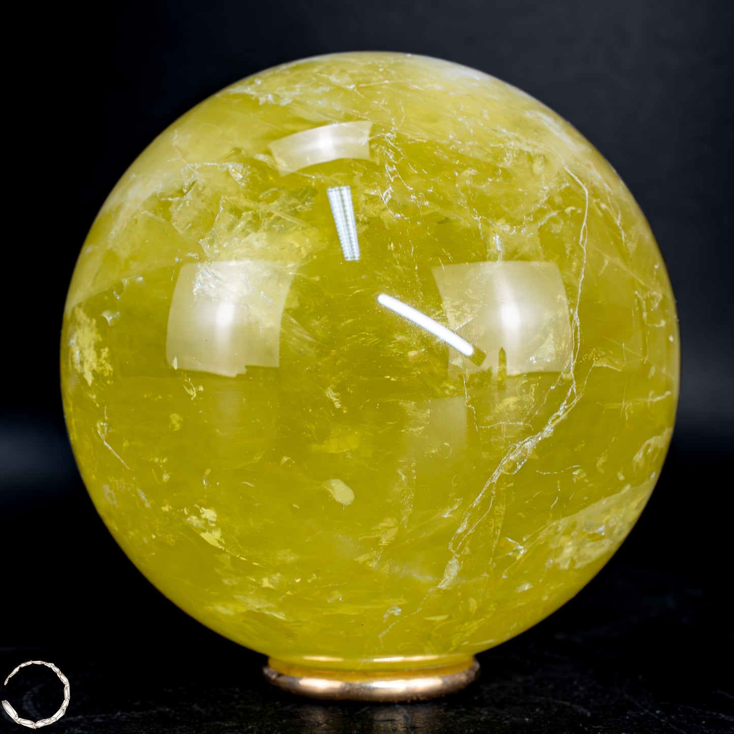 Top Qualität Transparenter Citrin Kristall Kugel - Brasilien - 619,61g