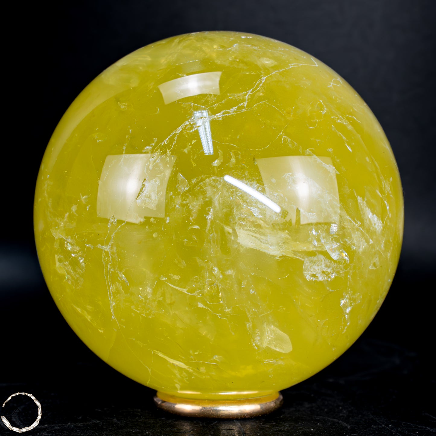 Top Qualität Transparenter Citrin Kristall Kugel - Brasilien - 619,61g