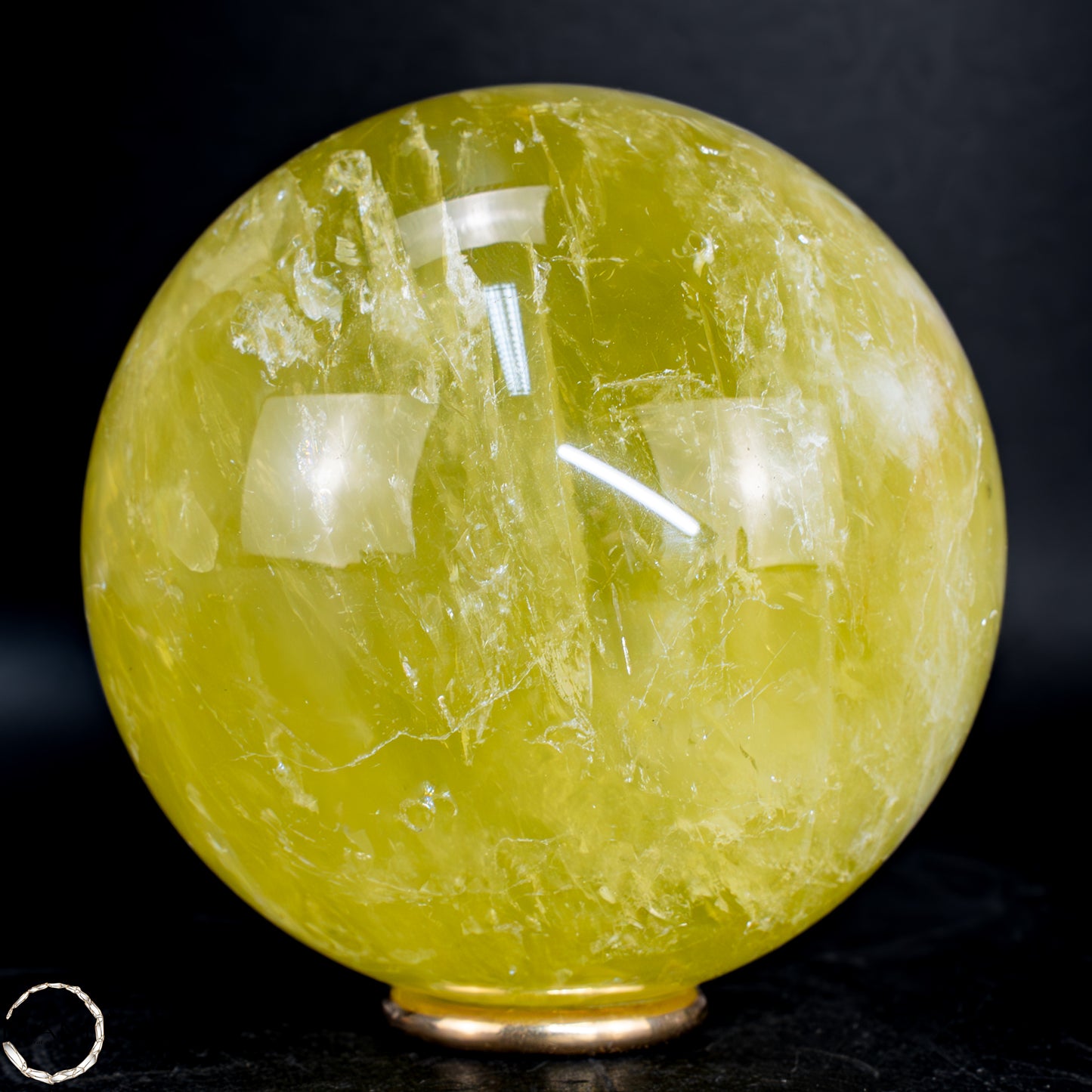 Top Qualität Transparenter Citrin Kristall Kugel - Brasilien - 619,61g