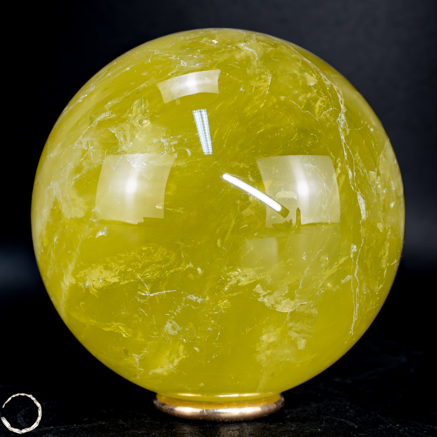 Top Qualität Transparenter Citrin Kristall Kugel - Brasilien - 619,61g