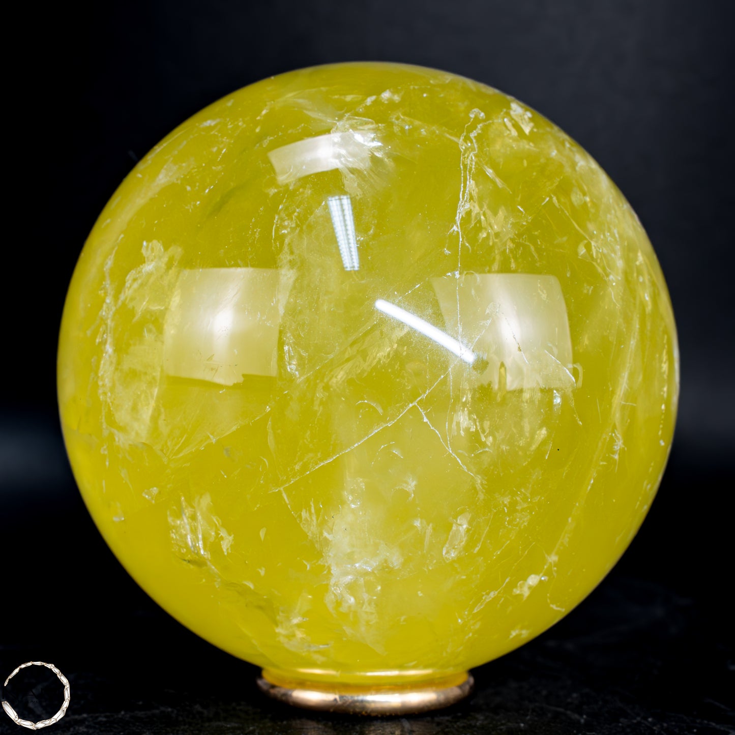 Top Qualität Transparenter Citrin Kristall Kugel - Brasilien - 619,61g