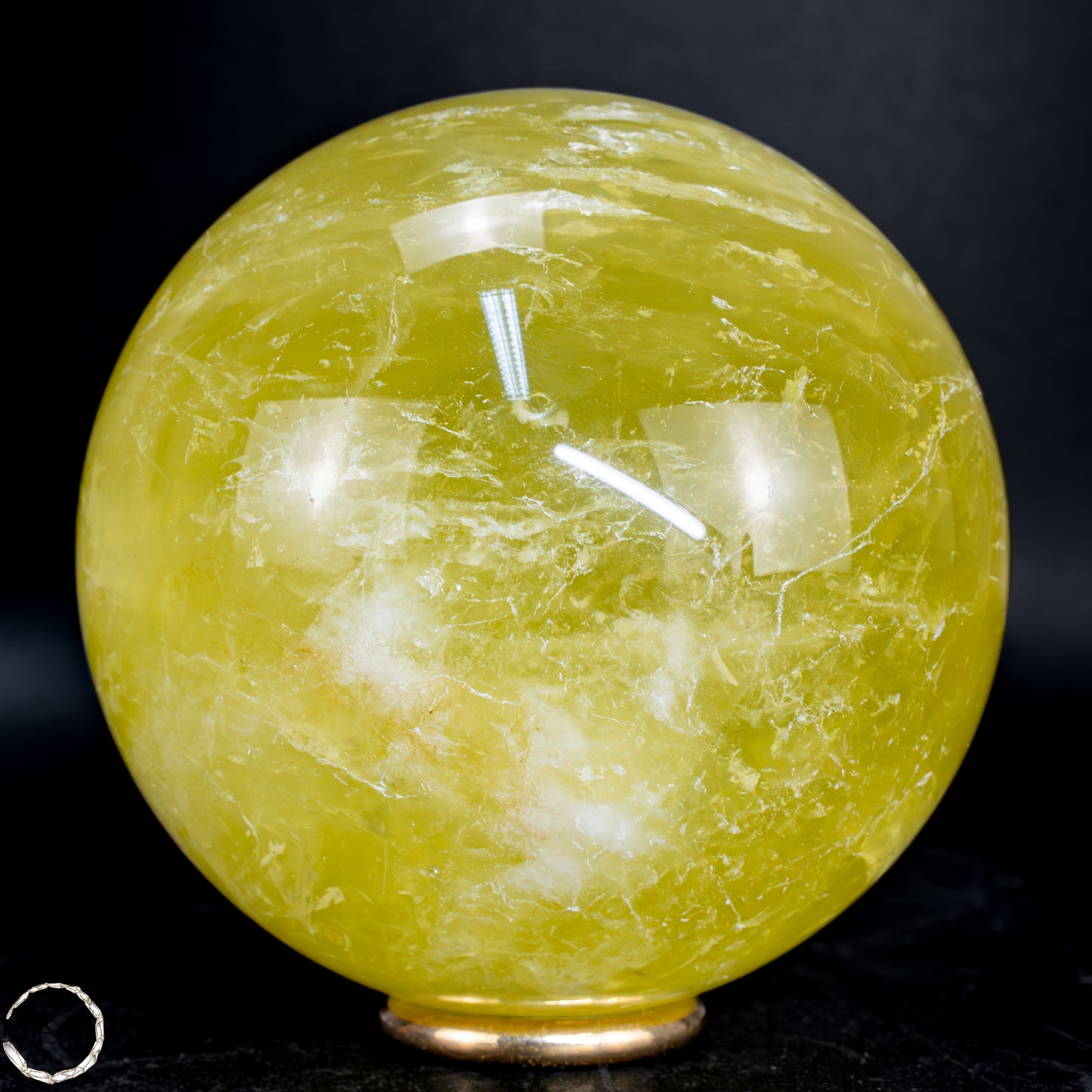 Top Qualität Transparenter Citrin Kristall Kugel - Brasilien - 619,61g