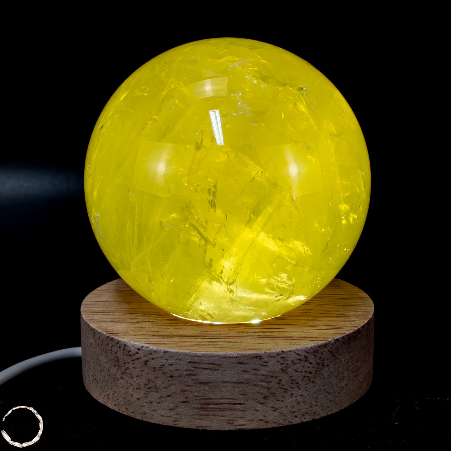Top Qualität Transparenter Citrin Kristall Kugel - Brasilien - 619,61g