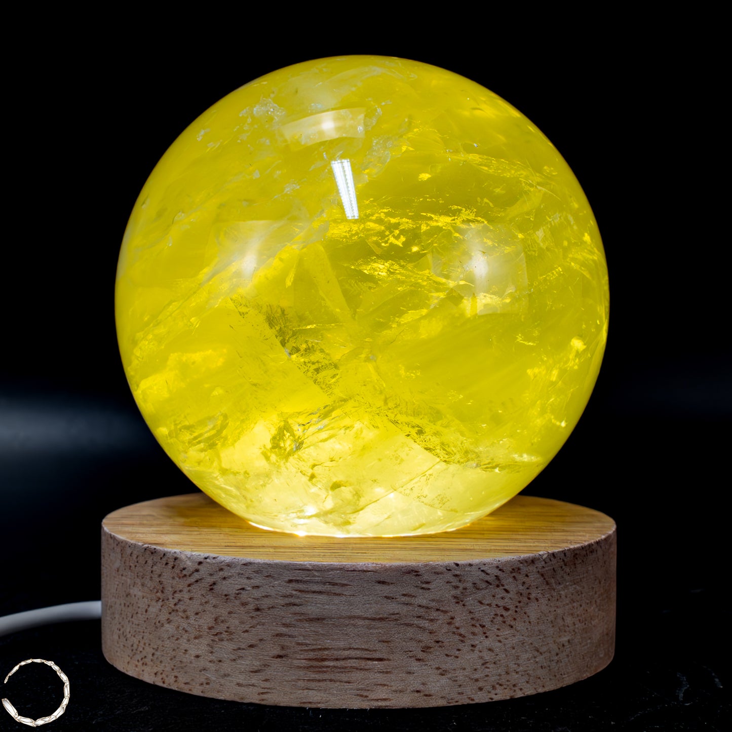 Top Qualität Transparenter Citrin Kristall Kugel - Brasilien - 619,61g