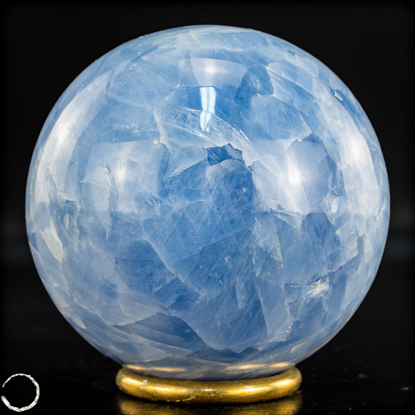 Natürliche Blaue Calcit-Kristall Kugel - 774,88g